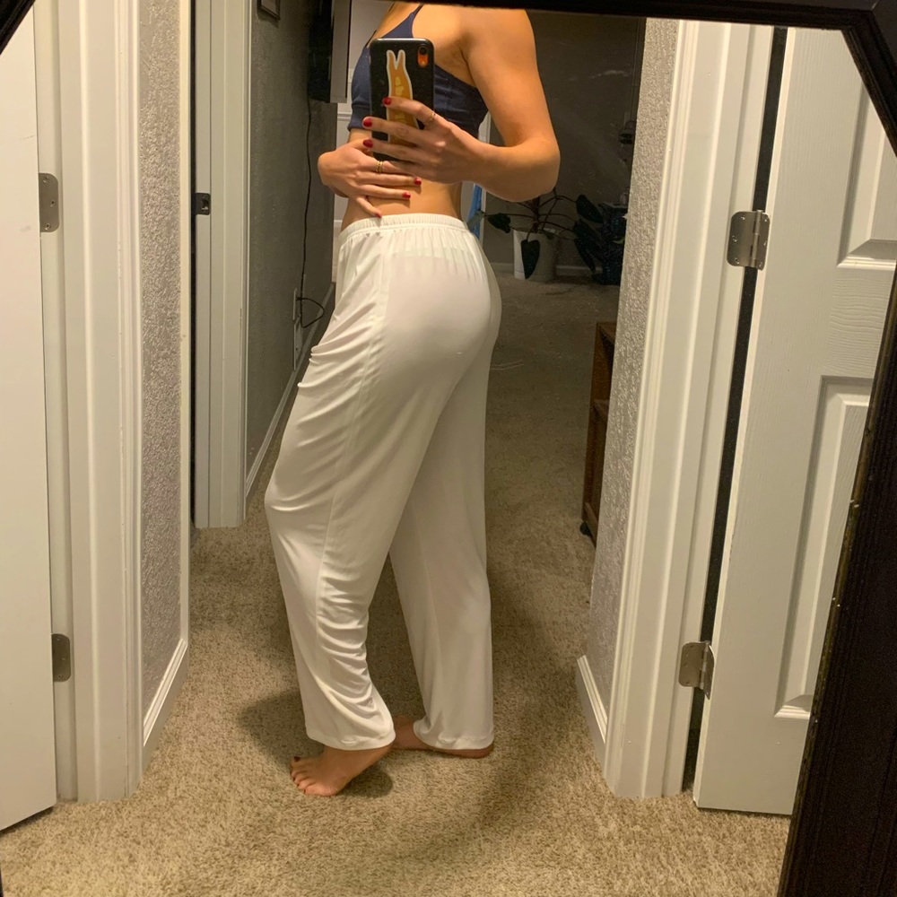 Caroline Rose White Wide Legged Pant